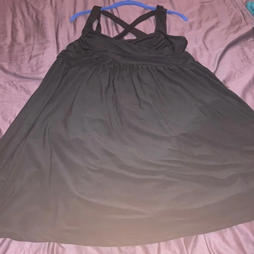 Torrid Black CrissCross BabyDoll Dress - Picture 4 of 4
